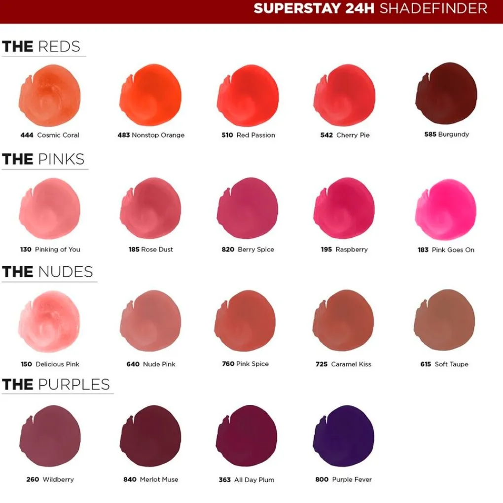 Maybelline Lipmake-Up>New York Superstay 24h 185 Rose Dust Lipstick