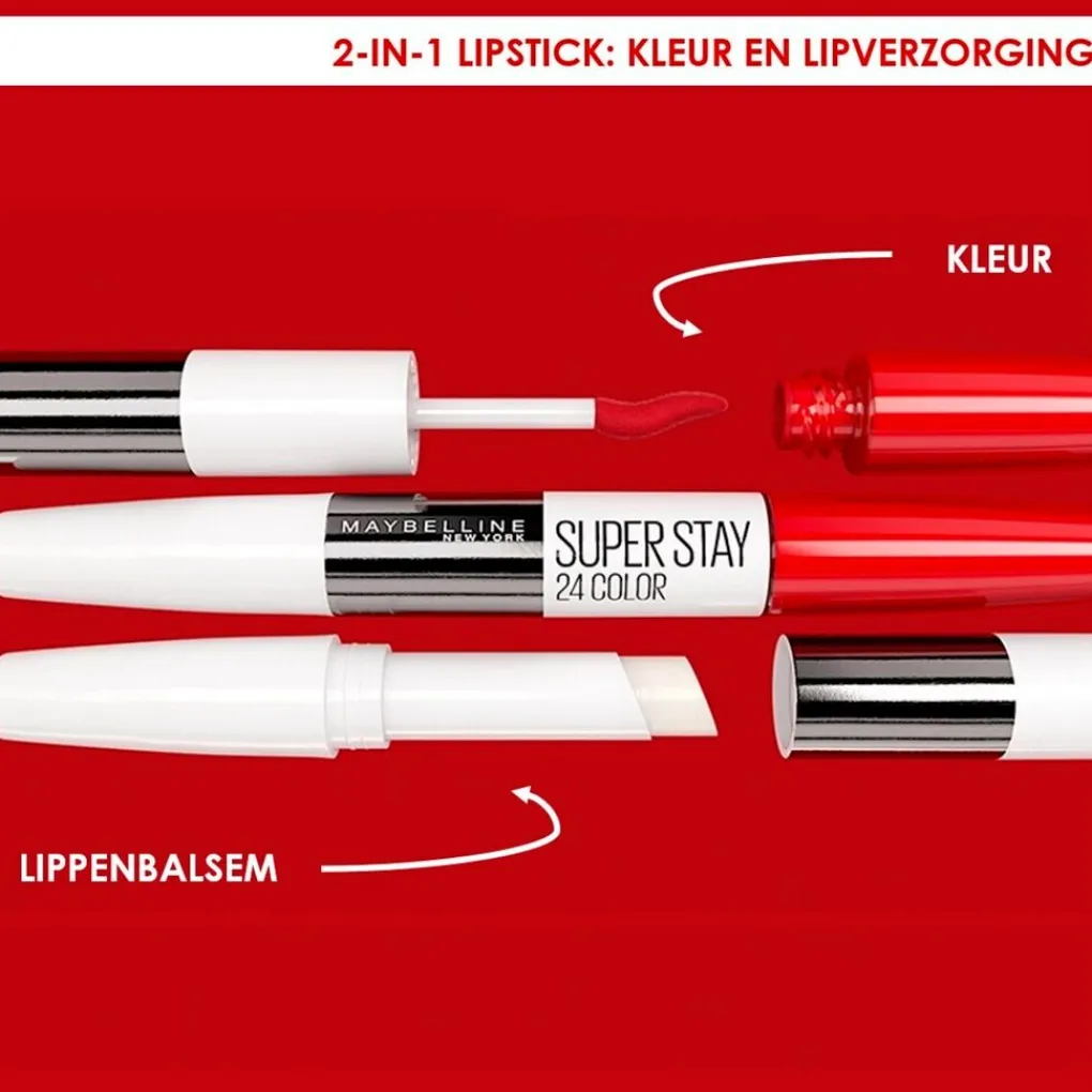 Maybelline Lipmake-Up>New York Superstay 24h 444 Cosmic Coral Lipstick