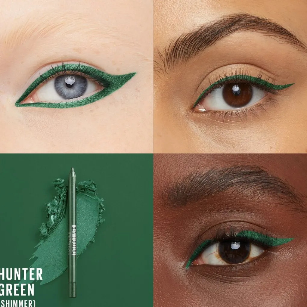 Maybelline Eyeliner>New York Tattoo Liner 817 Vivid Green Automatic Gel Pencil