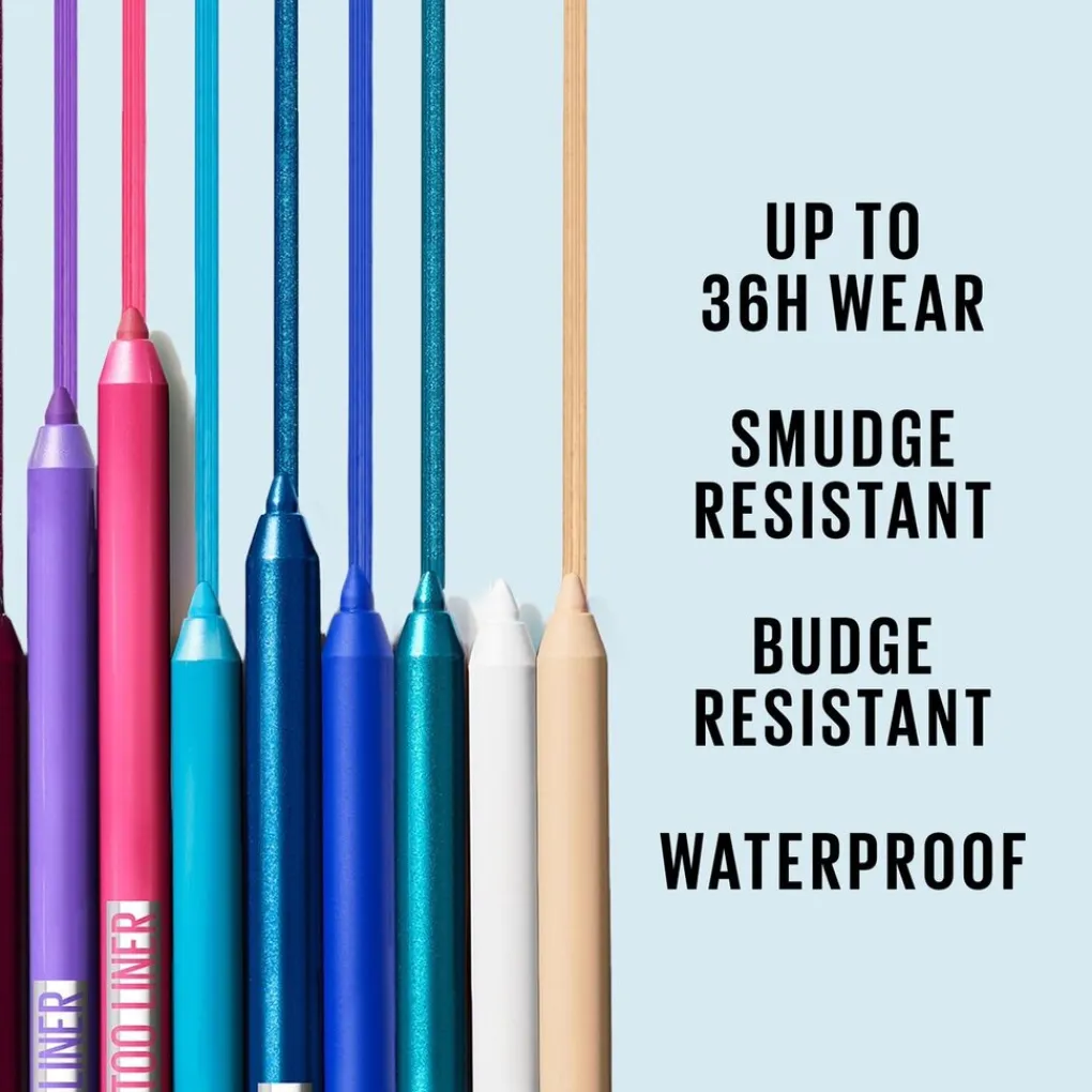Maybelline Eyeliner>New York Tattoo Liner 817 Vivid Green Automatic Gel Pencil