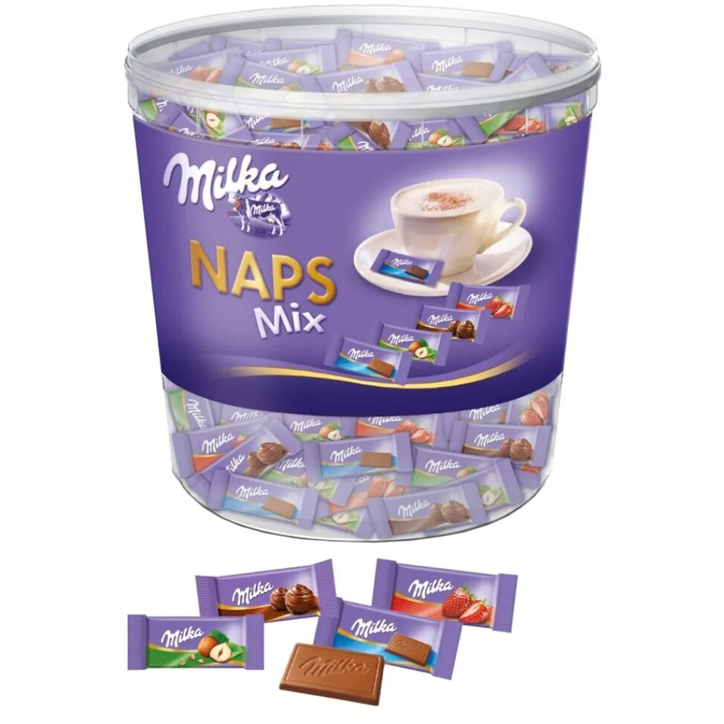 Milka Snacks En Snoep>Naps Chocolade XL Mixbox