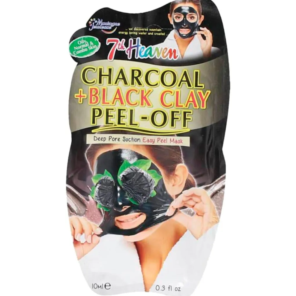 Montagne Jeunesse Gezichtsmaskers>Charcoal & Black Clay Peel-Off Gezichtsmasker