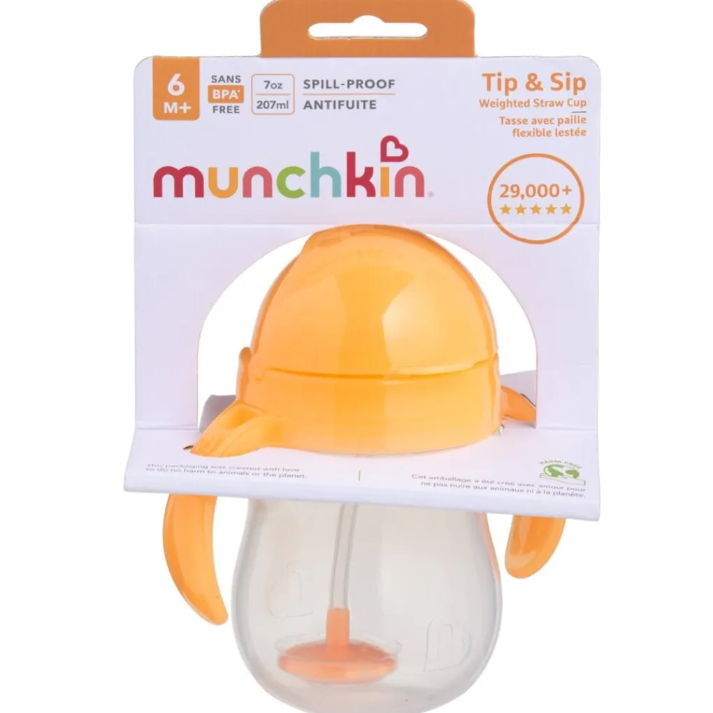 Munchkin Drinkbeker>Tip & Sip 6+M Rietjesbeker