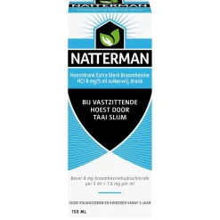 Natterman Luchtwegen>Broomhexine Extra Sterk 8mg/5ml Hoestdrank