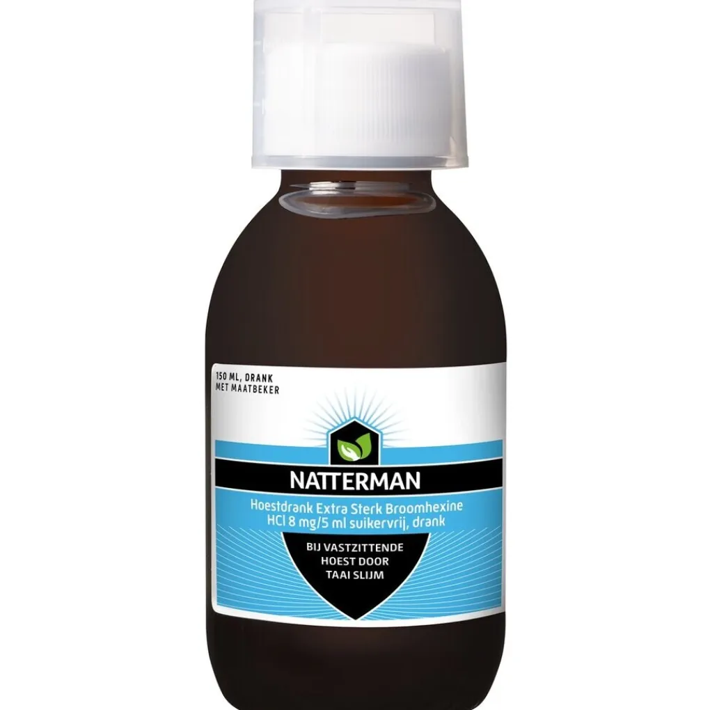 Natterman Luchtwegen>Broomhexine Extra Sterk 8mg/5ml Hoestdrank
