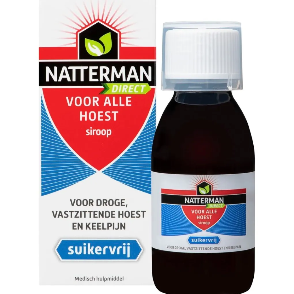 Natterman Luchtwegen>Direct Voor Alle Hoest Suikervrije Siroop
