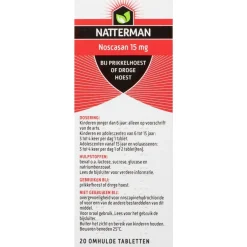 Natterman Luchtwegen>Noscasan Tabletten