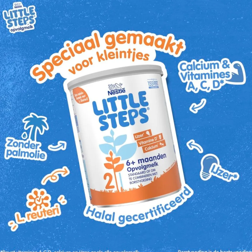Nestle Flesvoeding>Nestlé Little Steps 2 6+ Maanden Standaard Opvolgmelk
