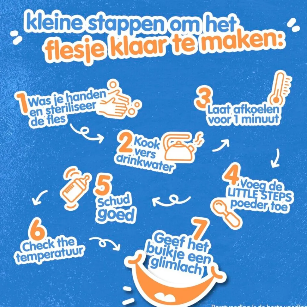 Nestle Flesvoeding>Nestlé Little Steps 2 6+ Maanden Standaard Opvolgmelk