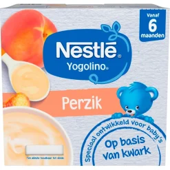 Nestle Babytussendoortjes>Nestlé Perzik Yogolino