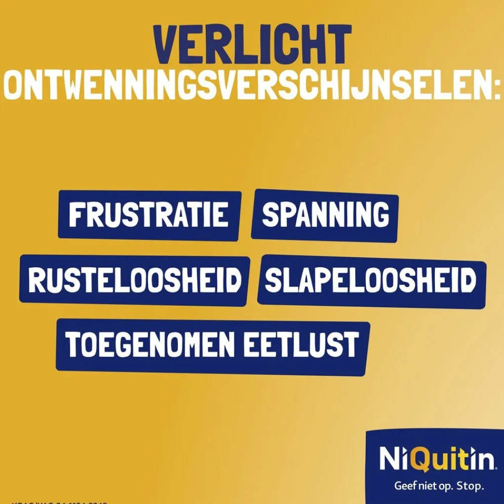 Niquitin Stoppen Met Roken>Clear Pleister Stap 3 - 7 mg - Nicotinepleister