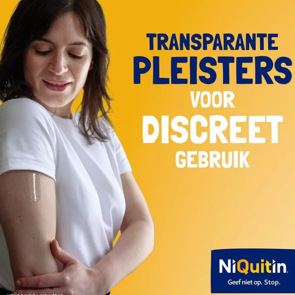 Niquitin Stoppen Met Roken>Clear Pleister Stap 3 - 7 mg - Nicotinepleister