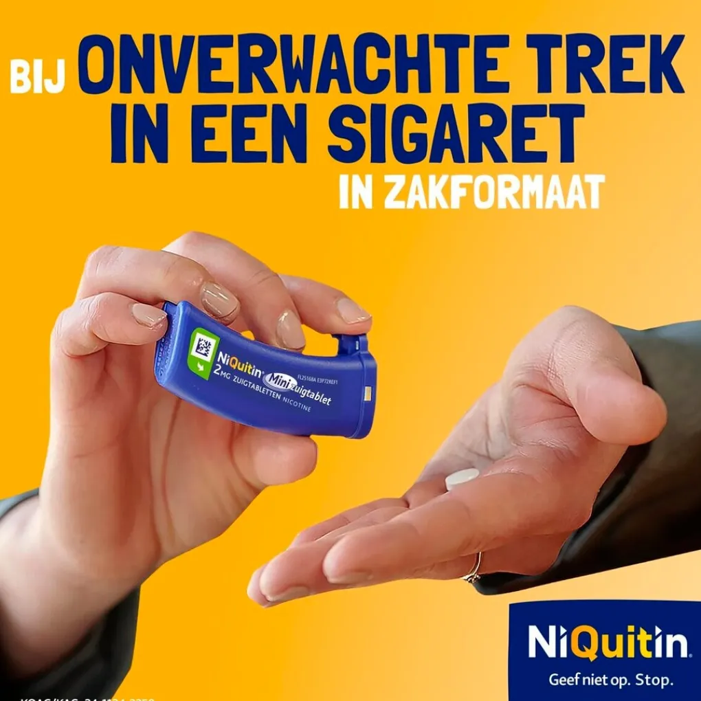 Niquitin Stoppen Met Roken>4mg Minizuigtabletten