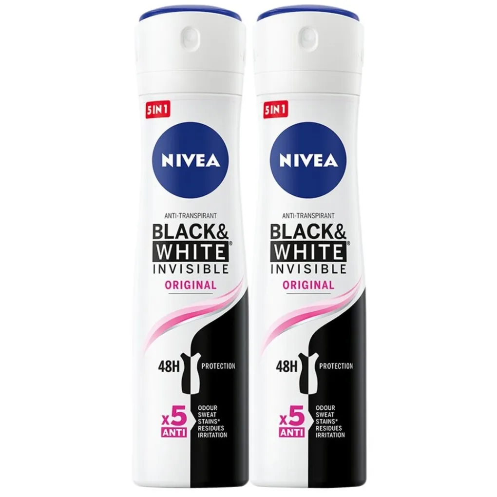 Nivea Deospray>Black & White Invisible Original Antitranspirant Spray