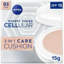 Nivea Skincare Foundation>NIVEA Cellular Expert Finish 03 Medium Dark SPF15 3-In-1 Care Cushion Foundation