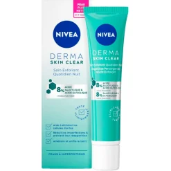 Nivea Skincare Exfoliant>NIVEA Derma Skin Clear Dagelijks Verzorgende Nachtexfoliant