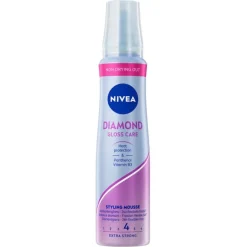 Nivea Haarmousse>Diamond Gloss Care Hold 4 Mousse
