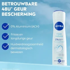 Nivea Deospray>Fresh Natural Deodorant Spray