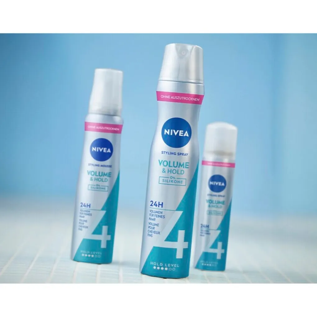 Nivea Haarmousse>Hold 4 Volume Care Styling Mousse