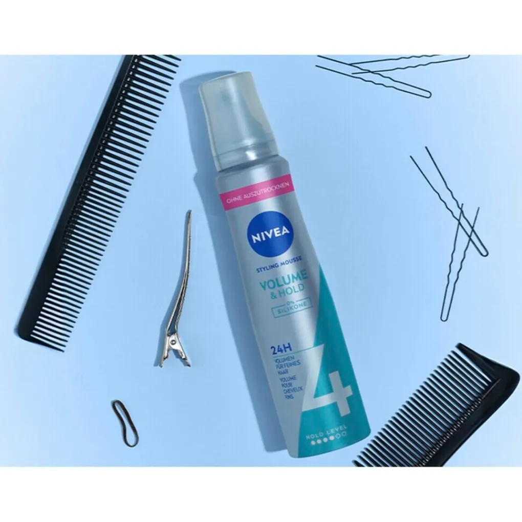 Nivea Haarmousse>Hold 4 Volume Care Styling Mousse
