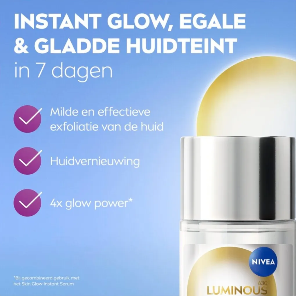 Nivea Skincare Serum>NIVEA Luminous630 Skin Glow Liquid Refiner Exfoliant