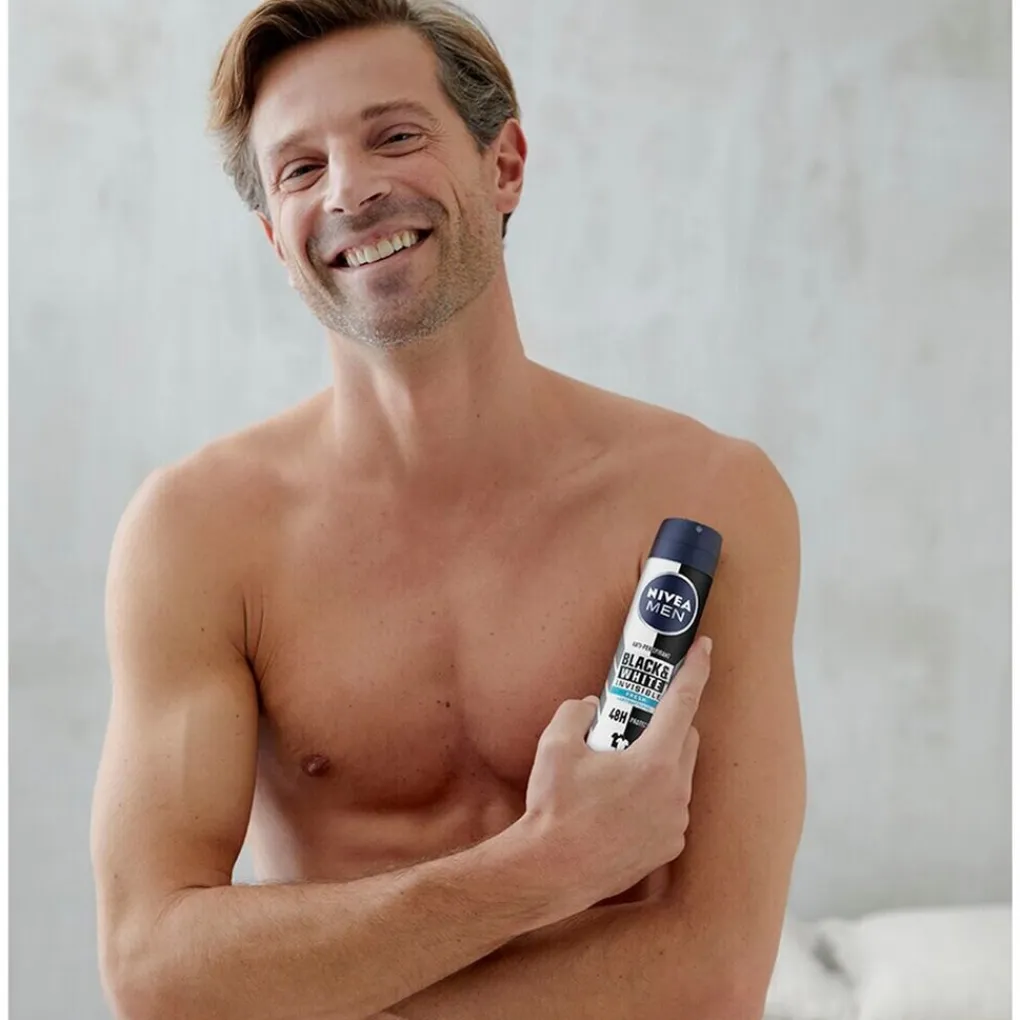 Nivea Men Deospray>Black & White Invisible Fresh Antitranspirant Spray
