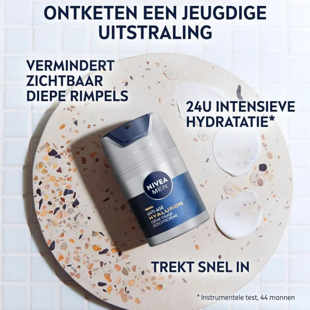 Nivea Men Dagcreme>Hyaluron Anti-age Gezichtscrème