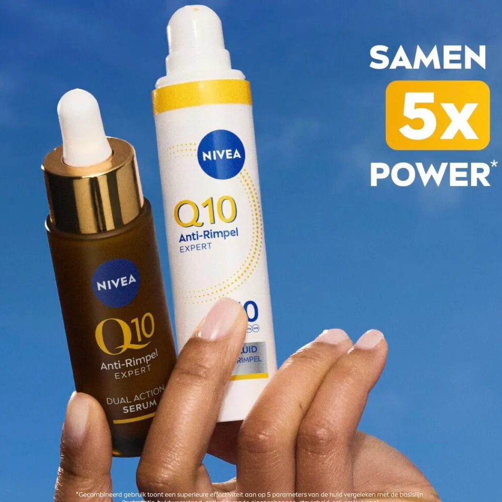 Nivea Skincare Zonnebrand|Dagcreme>NIVEA Q10 Anti-Rimpel Expert SPF50 Anti-Uv Fluïde