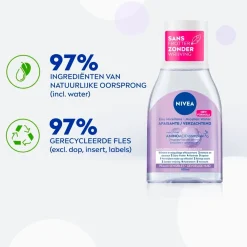 Nivea Skincare Mini Reisverpakkingen|Gezichtsreiniging>NIVEA Sensitive 5-in-1 Micellair Water