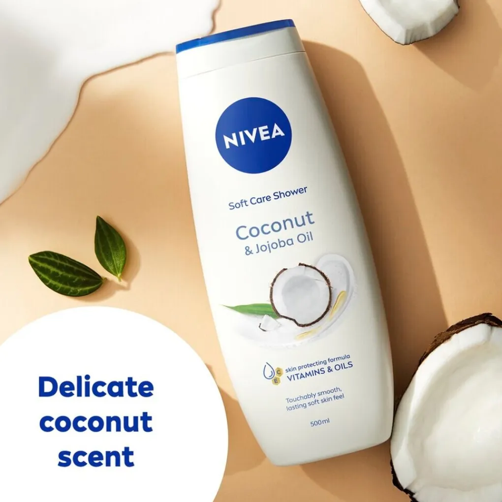 Nivea Douchecrème|Douchegel>Soft Care Coconut & Jojoba Oil Showergel