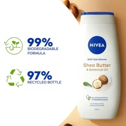 Nivea Douchecrème>Soft Care Shower Shea Butter & Botanical Oil Douchegel