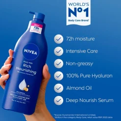 Nivea Bodylotion>Verzorgende Bodymilk met Pomp