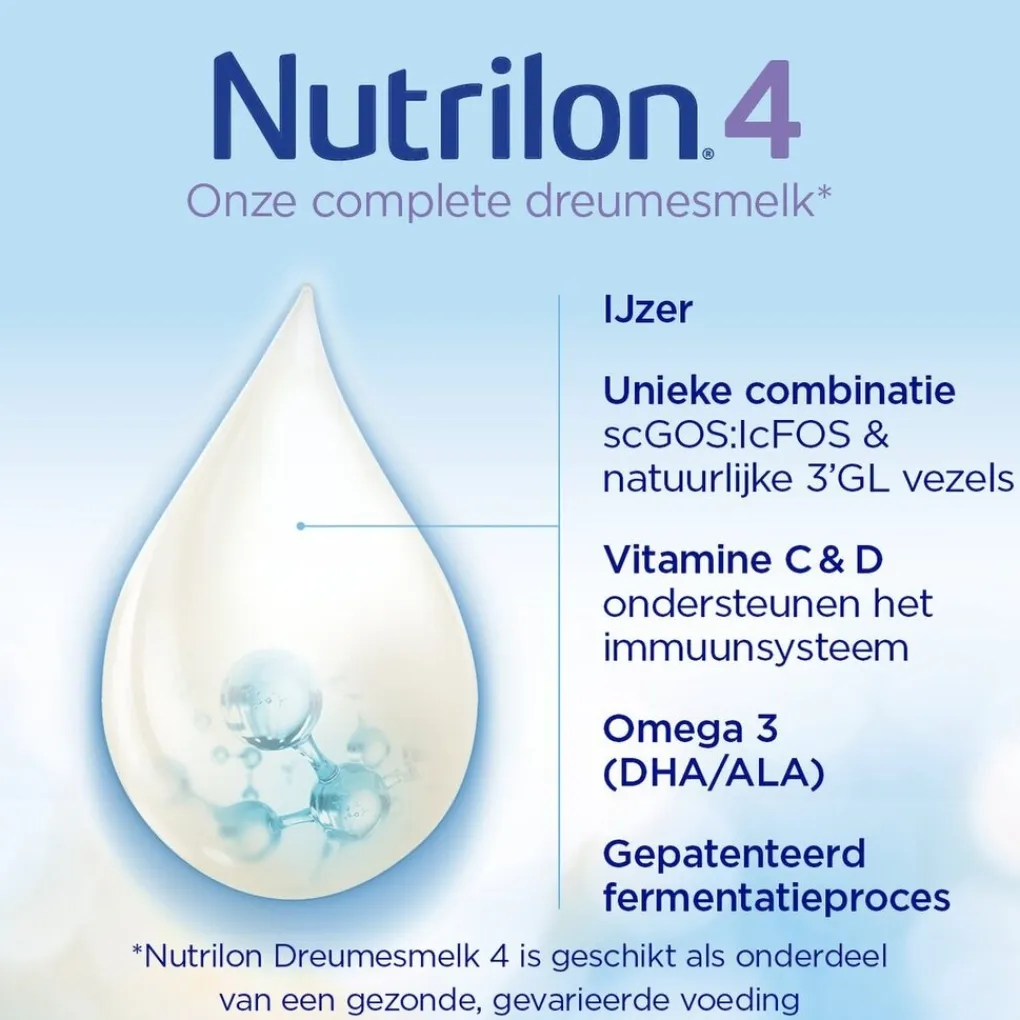 Nutrilon Flesvoeding>4 Dreumes- en Peutermelk Flesvoeding Vanaf 1 Jaar
