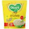 Olvarit Babypap>12+M Acht Granen Vanille Ontbijtpap