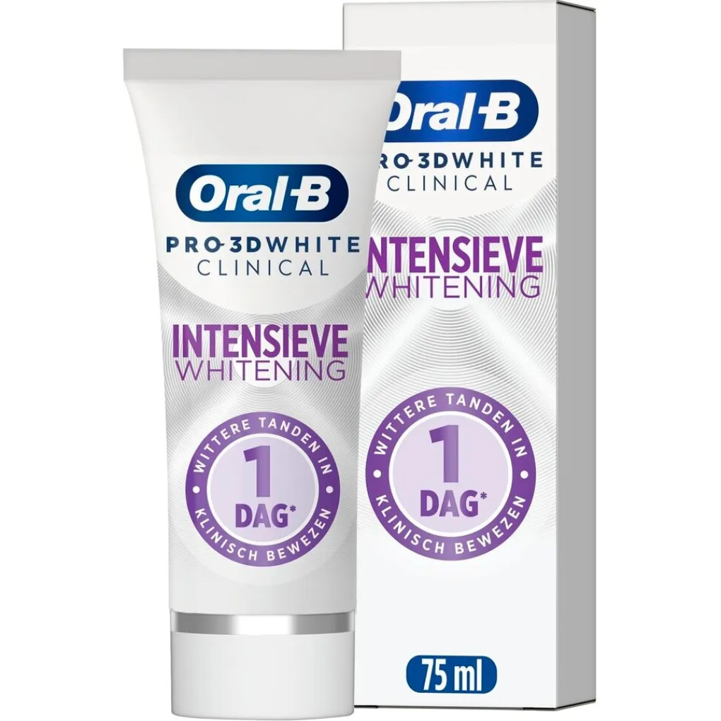 Oral B Tandpasta>Oral-B Pro 3D White Clinical Intensieve Whitening Radiant White Tandpasta