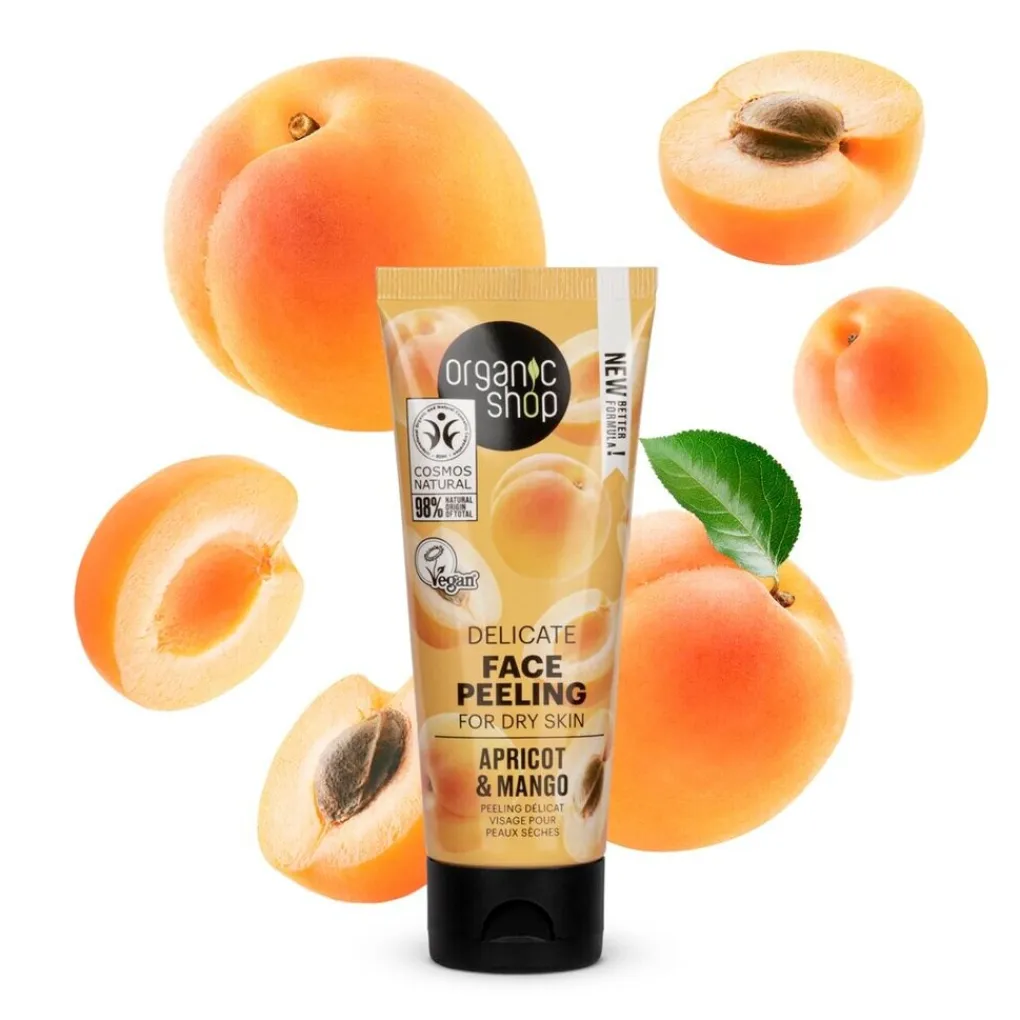 Organic Shop Gezichtsreiniging>Apricot & Mango Delicate Face Peeling
