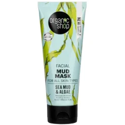 Organic Shop Gezichtsmaskers>Sea Mud Algae Facial Mud Mask