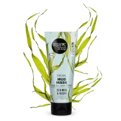 Organic Shop Gezichtsmaskers>Sea Mud Algae Facial Mud Mask