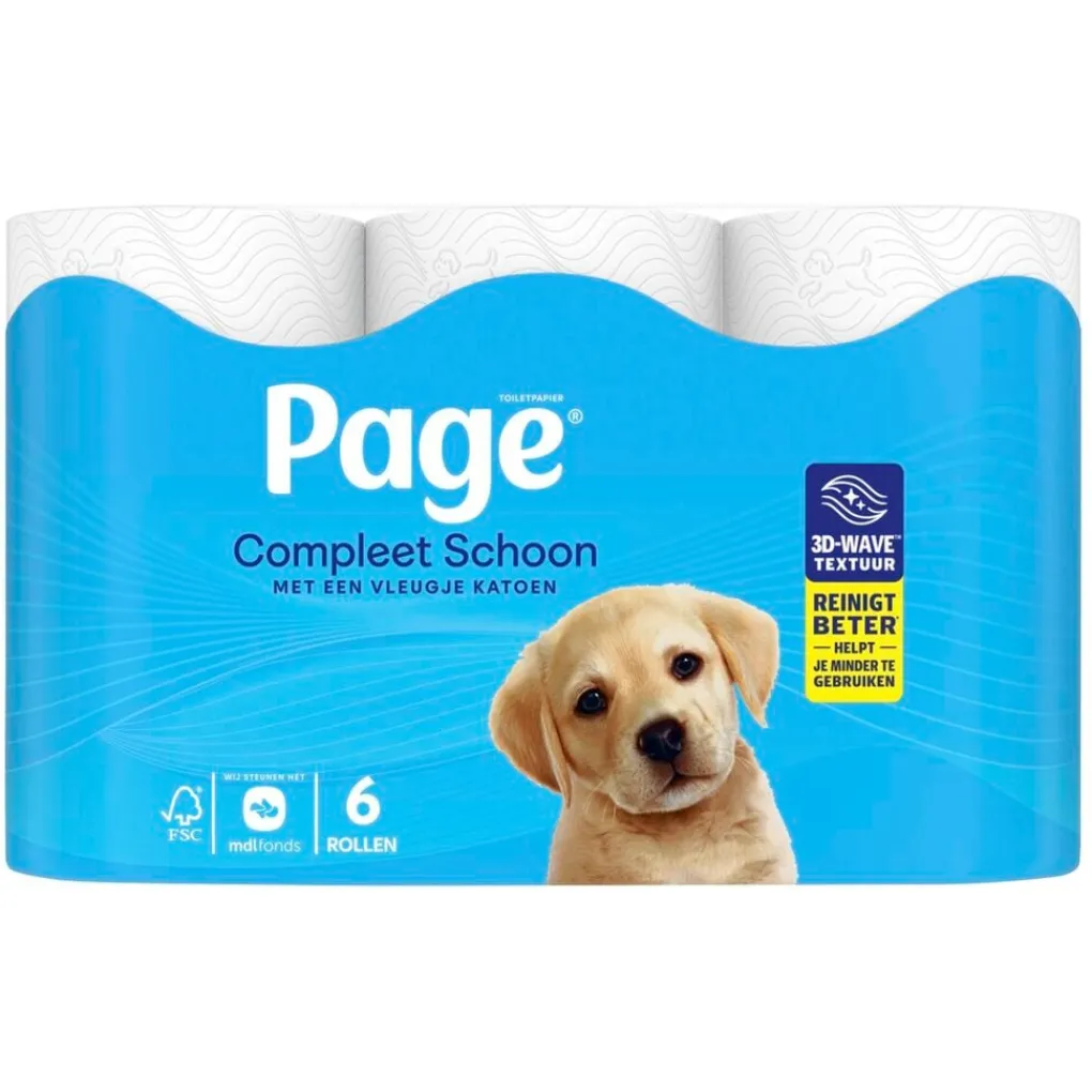 Page Toiletpapier>Compleet Schoon Toiletpapier