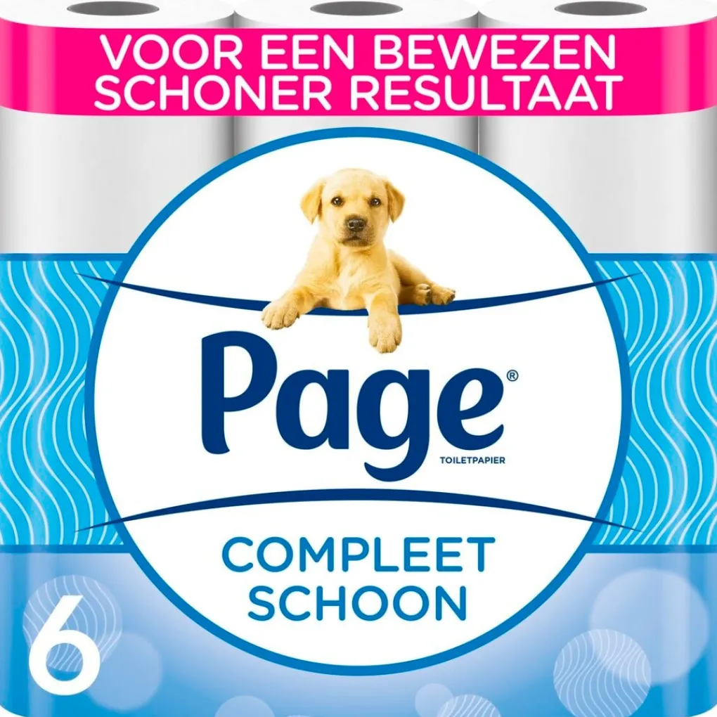 Page Toiletpapier>Compleet Schoon Toiletpapier