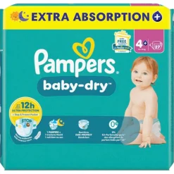 Pampers Luiers Maat 4>Baby-Dry Maat 4+ Luiers