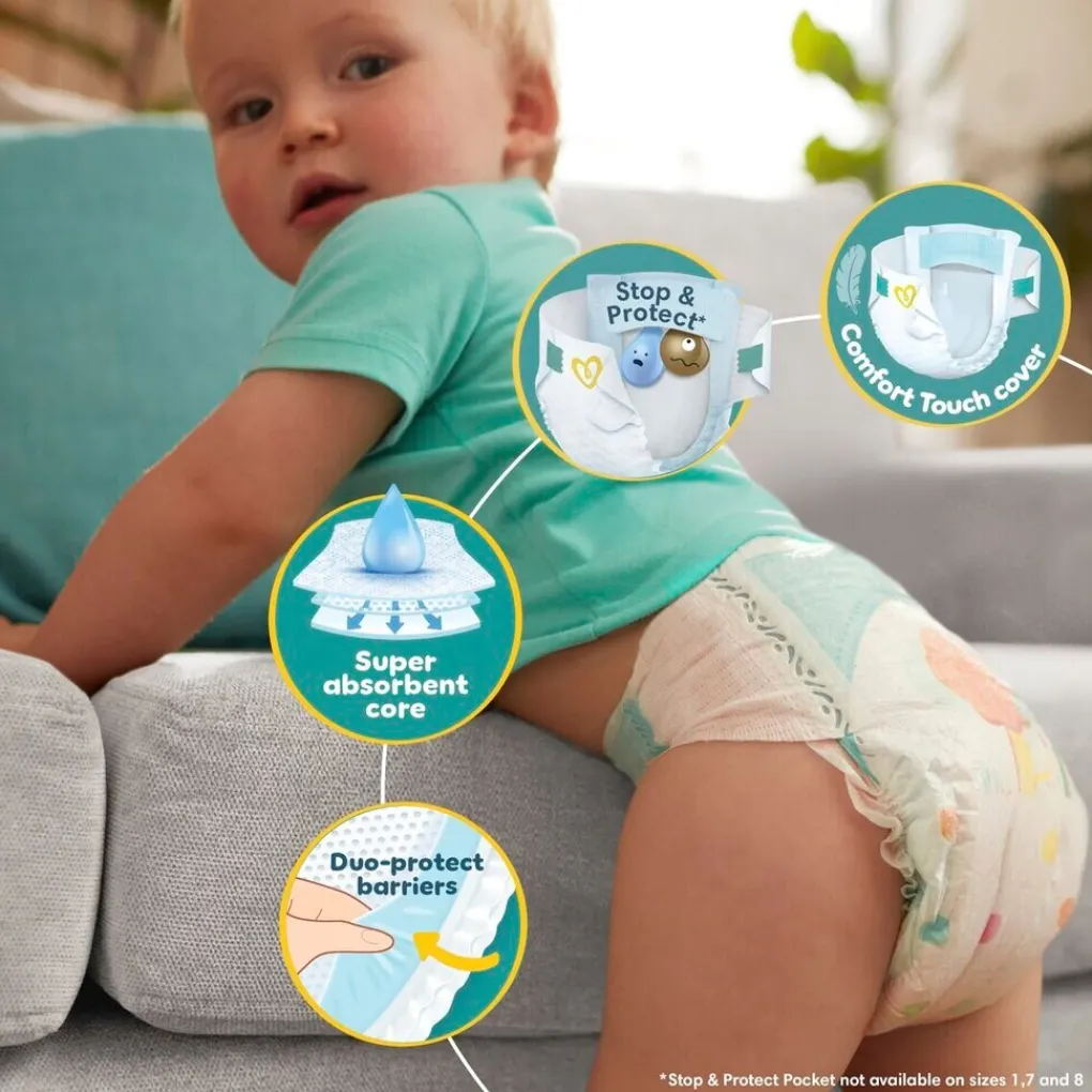 Pampers Luiers Maat 4>Baby-Dry Maat 4 Luiers