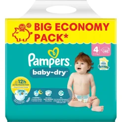 Pampers Luiers Maat 4>Baby-Dry Maat 4 Luiers