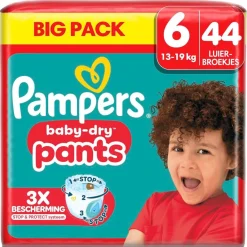 Pampers Luierbroekjes Maat 6>Baby-Dry Pants Maat 6 Luierbroekjes