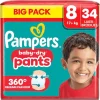 Pampers Luierbroekjes Maat 8>Baby-Dry Pants Maat 8 Luierbroekjes