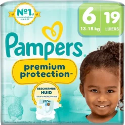 Pampers Luiers Maat 6>Premium Protection Maat 6 Luiers