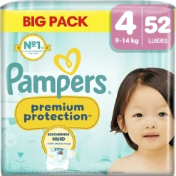 Pampers Luiers Maat 4>Premium Protection Maat 4 Luiers