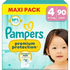 Pampers Luiers Maat 4>Premium Protection Maat 4 Luiers