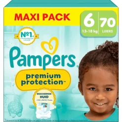 Pampers Luiers Maat 6>Premium Protection Maat 6 Luiers