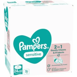 Pampers Billendoekjes>Sensitive 0% Plastic Babydoekjes